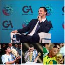 즐라탄 : 축구 역사상 최고의 선수? 메시 마라도나 호나우두(브라질) 이미지