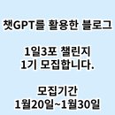 챗 GPT 활용 블로그 챌린지 | 뷰티 인플루언서 6위 뷰티기준 챗GPT를 활용한 블로그 1일3포 챌린지 1기 모집합니다.(모집기간: 1...