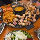 효자동솥뚜껑삼겹살 | 원주맛집 무실동맛집 가성비고기집 효자동솥뚜껑 삼겹살세트 미나리갑오징어 후기