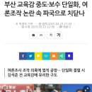 부산 교육감 중도,보수 후보들 단일화하려다가 서로 여론조작 부정으로 싸우고 파토남 이미지