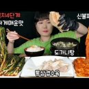 (cc자막유) 금치4단계 독하게매운맛 신불파김치 도가니탕 통삼겹살 먹방 이미지