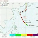 26호 태풍 경로 (부제 : 하느님과 내 마음 같다면 b) 이미지