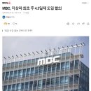 MBC, 지상파 최초 주 4.5일제 근무 도입 합의 이미지