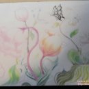 색연필 일러스트 이미지