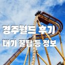 싸움의고수경주 | 경주월드 어트랙션 뿌시고 왔어요! (주차장, 대기 꿀팁 등 정보)