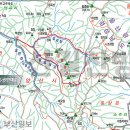 양산 천성산계곡 폭포 산행지도(성불암계곡-상리천계곡) 이미지