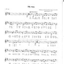 Frank Sinatra / My way 악보 이미지