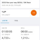 뉴퀸노래연습장 | Run your way 2025 l 여의도를 달리는 뉴발란스 10키로 폭우런 따끈한 후기