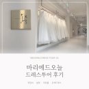 인스타투어 | 웨딩 드레스투어 후기 ① 마리에드오늘｜피팅비·주차·피팅룸·유색드레스·아쉬운 점