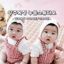 마음의 양식 | 양주옥정사진관 누쏨스튜디오 쌍둥이 200일 촬영 후기