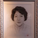 콩테연필초상화 이미지