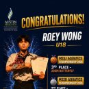 Roey Wong won Bronze at the MSSJ Aquatic Championship 2026 이미지