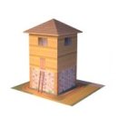 Roman Watchtower Paper Models-Limes Wachturm - Vorstufe eines Steinturms 이미지