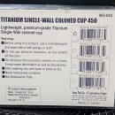 {가격 인하} (미사용)스노우피크 (컬러)티타늄 컵,450mL,그린, 블루, 판매. 이미지