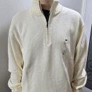 타미힐피거 남성 쿼터집업 니트 아이보리 후기