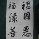 천자문 29 - 禍(재앙 화)因(인할 인)惡(악할 악/미워할 오)積(쌓을 적)福(복 복)緣(인연 연)善(착할 선)慶(경사 경) 이미지