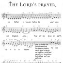 주기도문송 영어 악보 가사 해석 The Lord`s Prayer (주기도문) 이미지