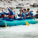 2001년 9월 캐나다 록키 여행 rafting 사진 이미지