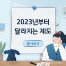 2023년 새해 달라지는 것들 이미지