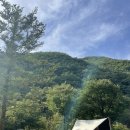 안동계명산자연휴양림 야영장 캠핑 in 안동 with 캠핑홀릭 오두막 텐트 and 아릭시타프