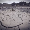 mud cracks in Death Valley 이미지