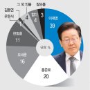 차기 대권주자 부적합도 1위 이재명 이미지