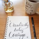 캘리그라피 디자인 과정 이미지