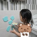 멍멍타요 | 아기 목욕장난감 추천｜물 닿으면 그림 나오는 목욕스티커 후기