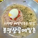 봉평메밀싹막국수 | [인천 계양 맛집] 봉평산골메밀촌_무더위 싹 가시는 시원한 메밀막국수 내돈내산 간단후기