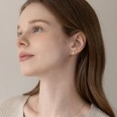 루시패션 | 우아한 디자인 생일선물로 인기 14k 루시플라워 금 귀걸이 데일리 착용