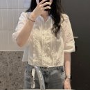 더바넷 블라우스 Pevia Frill Pintuck Blouse 후기 | 여자 봄 코디