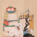 민화 속 반려동물 이미지