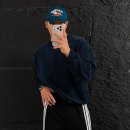 반집 | 코디 고민하다 고른 골지 맨투맨! 크리스마스까지 잘 입은 공용맨투맨 후기ㅣAZET 에드 벨로아 골지 맨투맨