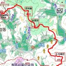 천자봉(488m) 능골산(448m) 小가래산(452m)/ 충북 청주 이미지