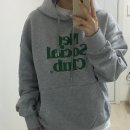 세탁코디·크린클럽 | 겨울 데일리룩 코디 넷소셜클럽 후드티 OG LOGO HOOD 멜란지 후기