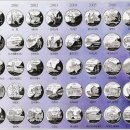 미국 50 state quarter dollar 및 6 non state quarter dollar 이미지