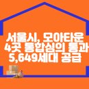 서울시, 모아타운 4곳 통합심의 통과 … 5,649세대 공급 이미지