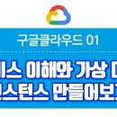 구글클라우드(CGP) 01. 서비스 이해와 가상 머신 인스턴스 만들어보기 이미지