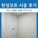 송우리 태봉 | 포천 소흘읍 | 신축아파트 탄성코트 후기 / 탄성코트 단점?! “포천 태봉공원 푸르지오”