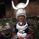 중국의 소수민족중 묘족의 생활상 이미지