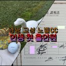클럽에이스골프존 | 고성 노벨CC 현재 잔디 상태·인생 첫 홀인원 후기