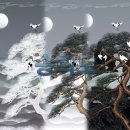 멋스러운 캘리그라피와 응용 공예 | 새로운 트렌드 놀라운 한국 전통 인테리어 - 송학도