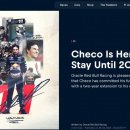 [F1] 세르히오 페레즈와 2년 재계약을 맺은 오라클 레드불 레이싱 이미지