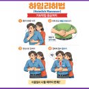 음식이나 이물질이 기도에 막혀을때 응급처지 하임리히법(Heimlich maneuver) 이미지