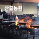 유명산주말농원 | 가평유명산맛집 산골농원 솥뚜껑 닭볶음탕