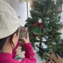 크리스마스 위빙 리스 이미지