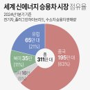 세계 신에너지 승용차 시장 점유율 이미지