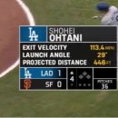 타구속도 182km 오타니 쇼헤이 시즌 12호 홈런.gif 이미지