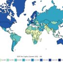 2023년 국가별 1인당 GDP 순위 이미지