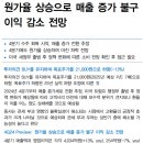 한세실업 : 원가율 상승으로 매출 증가 불구 이익 감소 전망 이미지